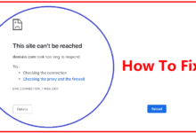 Fix “This Site Can’t be Reached” Error in Chrome