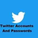 Twitter Accounts and Passwords