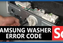 How to Fix SC Error Code On The Samsung Washer