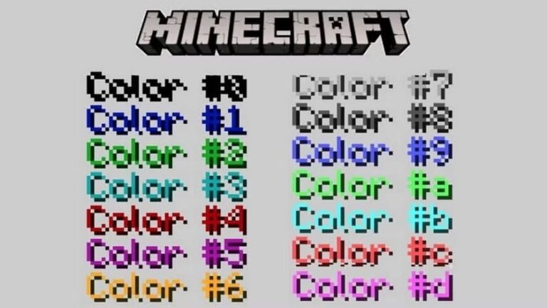 Minecraft Color Codes – WoW Armory Not Updating Issue FIXED