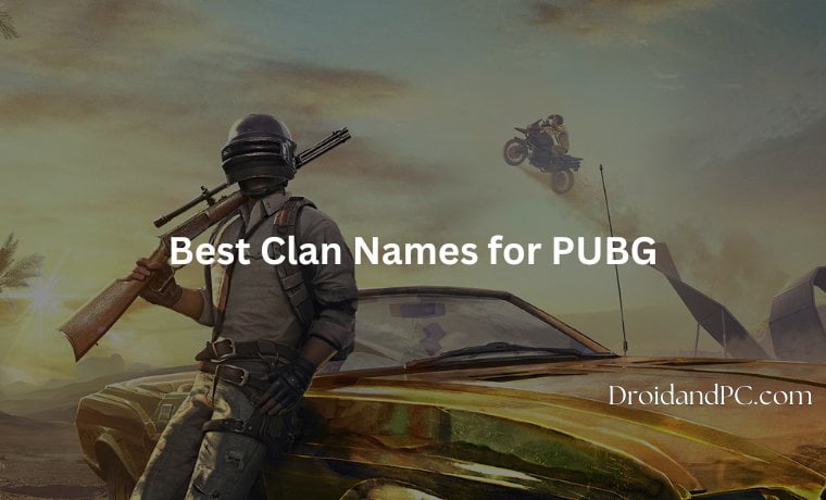 Best Clan Names for PUBG