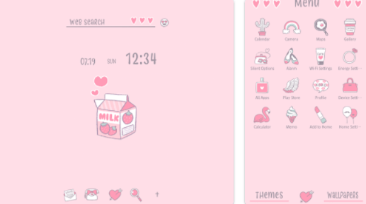 Heart Milk Theme