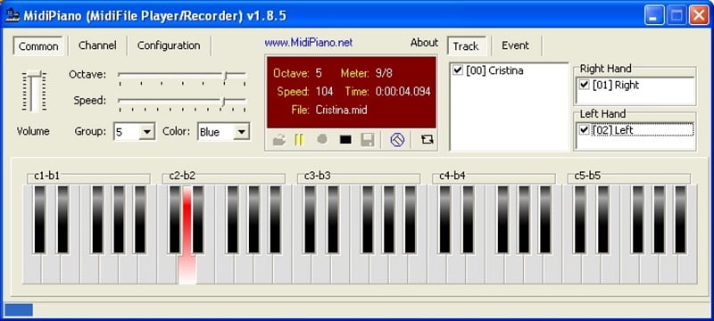 MidiPiano